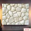 2D Textured White Stone Backdrop, Rustic Rock Wall Decoration Background