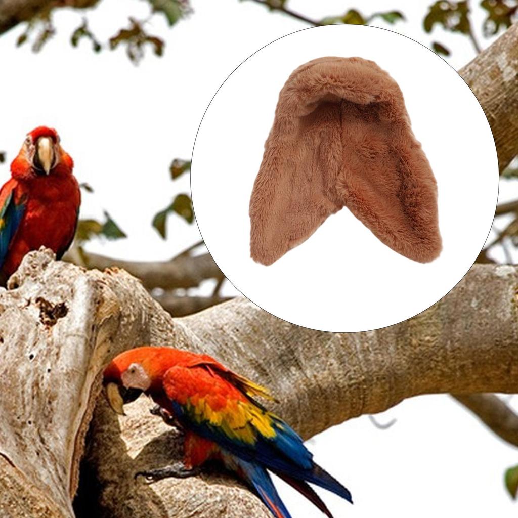 Cozy Corner Parrot Blanket Soft Plush Nest Bird Cage Bedding Small Bird Tent Accessory for Lovebirds and Parakeets