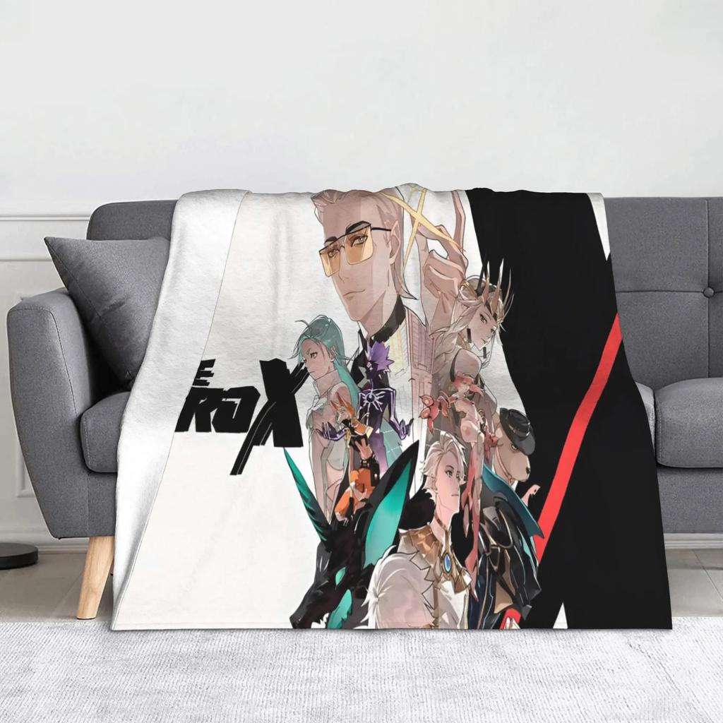 To Be Hero X Anime Blankets Flannel Spring Autumn  Multi-function Super Warm Throw Blanket for Home Outdoor Bedding Throws