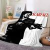 1pc Scarface Say Hello To My Little Friend Soft Warm Throw for Home, Office, Trave, All-Season Cozy Bedding Gift, Office Cozy Accessory1097