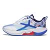 Li Ning Tineret Copii Amortizare Rebound Confortabil Pantofi de Alergare Pantofi de Alergare Copii Albastru Cristal YKFT046-9