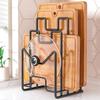 Space Saving Cutting Board Holder Multi Layer Chopping Board Organizer Pot Lid Rack Shelf  Plates