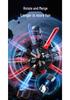 Double-Blade Rotating 2-in-1 Samurai Luminous Laser Sword - Retractable Toy for Creative Boys