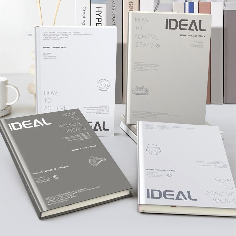 A5 Hardcover Notebook - Minimalist Square Design with Thick Eye Protection Paper, Premium Notebook for Office & School Writing