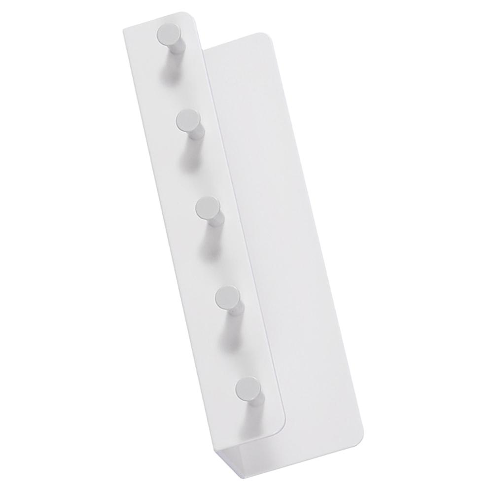 Sturdy White Wall Mounted Key Holder Decorative Wall Key Hook Adhesive Key Ganizer Hanging Storage Tray For Dog