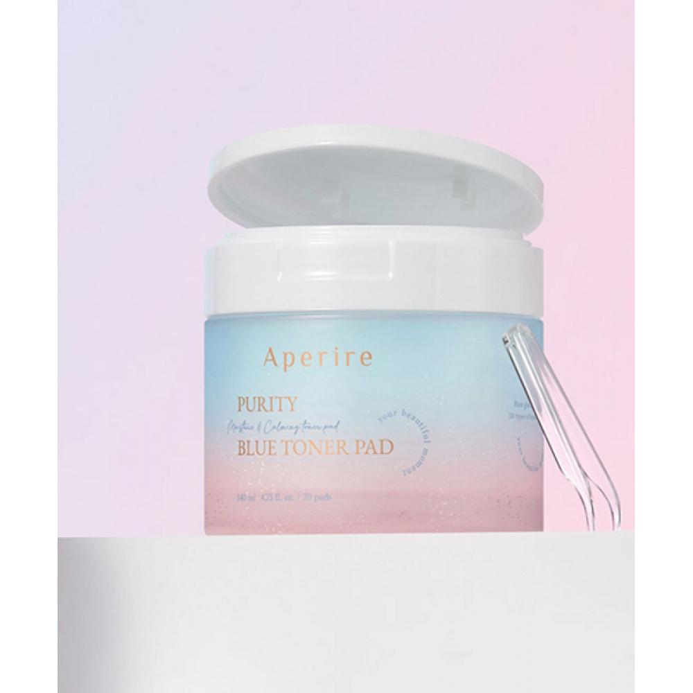 Aperire Pure Blue Toner Pad 140ml 70 Sheets