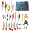 Christmas Countdown Fishing Lure Calendar 24 Grids Fishing Lure Calendar Christmas Countdown 24 Days Countdown Seasonal Decor