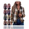 2025 Women's Plaid Zipper Baseball Jacket for Autumn/Winter
