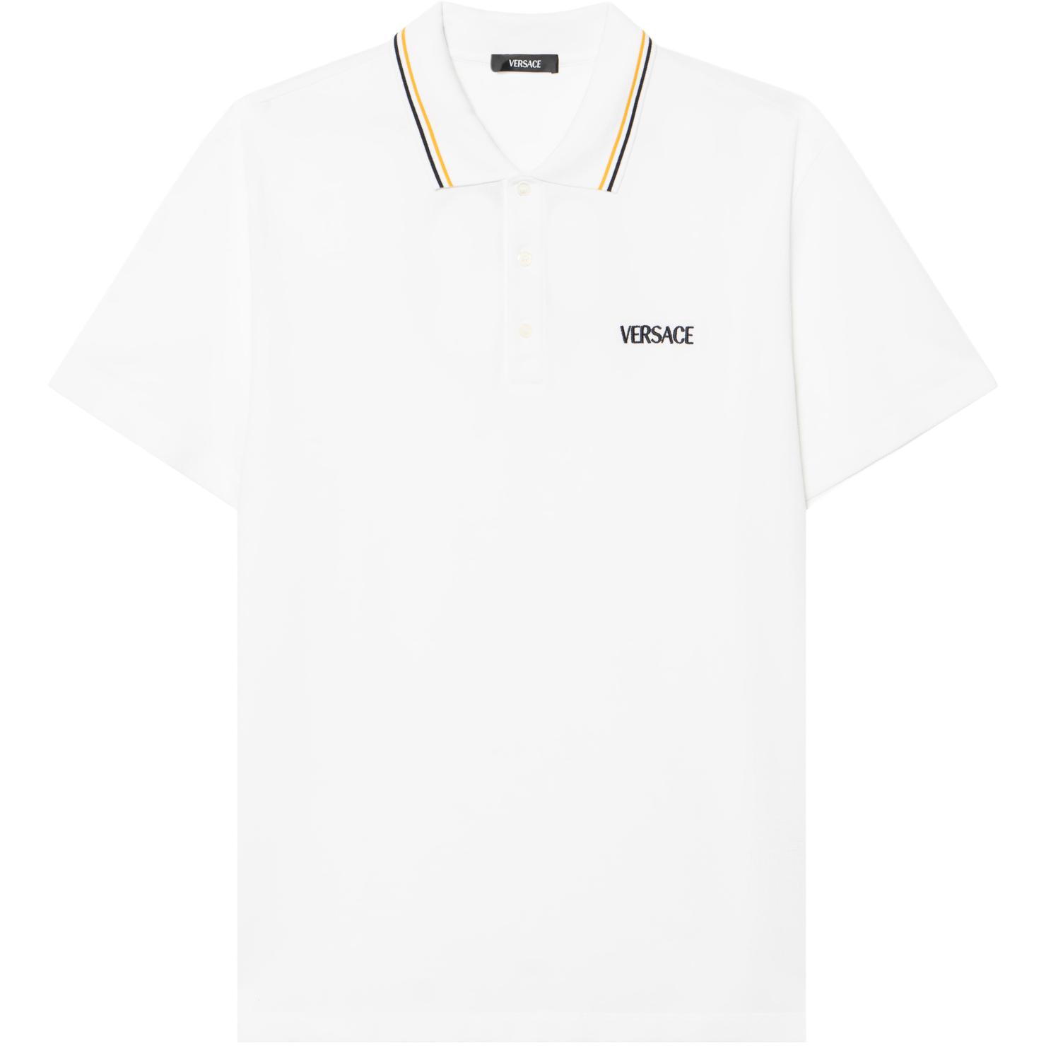 Versace kokvilnas polo krekls ar logo