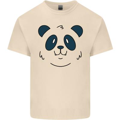 A Cute Panda Bear Face Unisexs Light Cotton TShirt