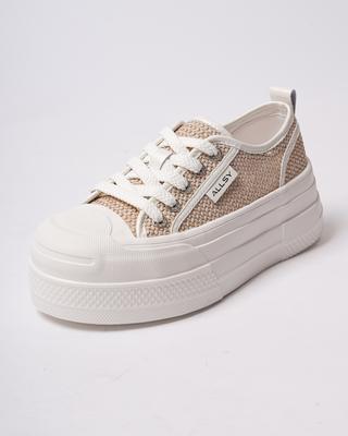 Textil-Sneaker Allsy 2692 36 beige Textil