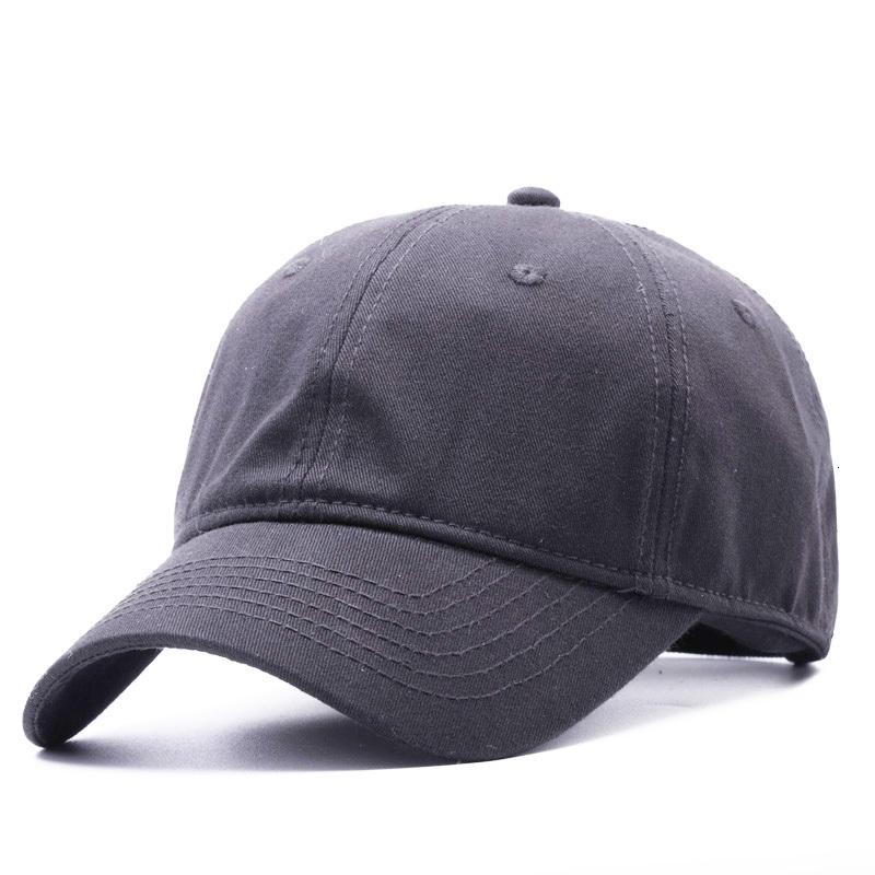 Cotton Wash Soft Top Plus Size Baseball Cap for Big Head Man Woman Large Snapback Hat Adult Blank Sport Sun Caps55-60cm 60-65cm