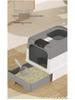 Large Enclosed UV-Sterilizing Cat Litter Box with Drawer