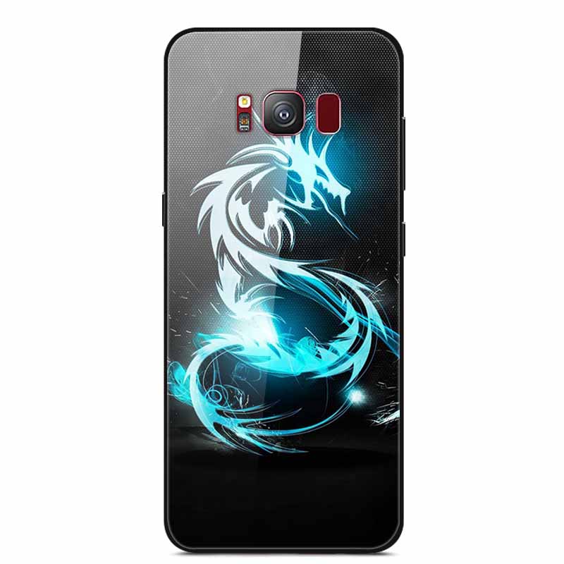 Glass Back Cover For Samsung S8 Plus Phone Case S8Plus Hard Tempered Glass Case For Samsung Galaxy S8 Plus Case S 8 Soft Edge
