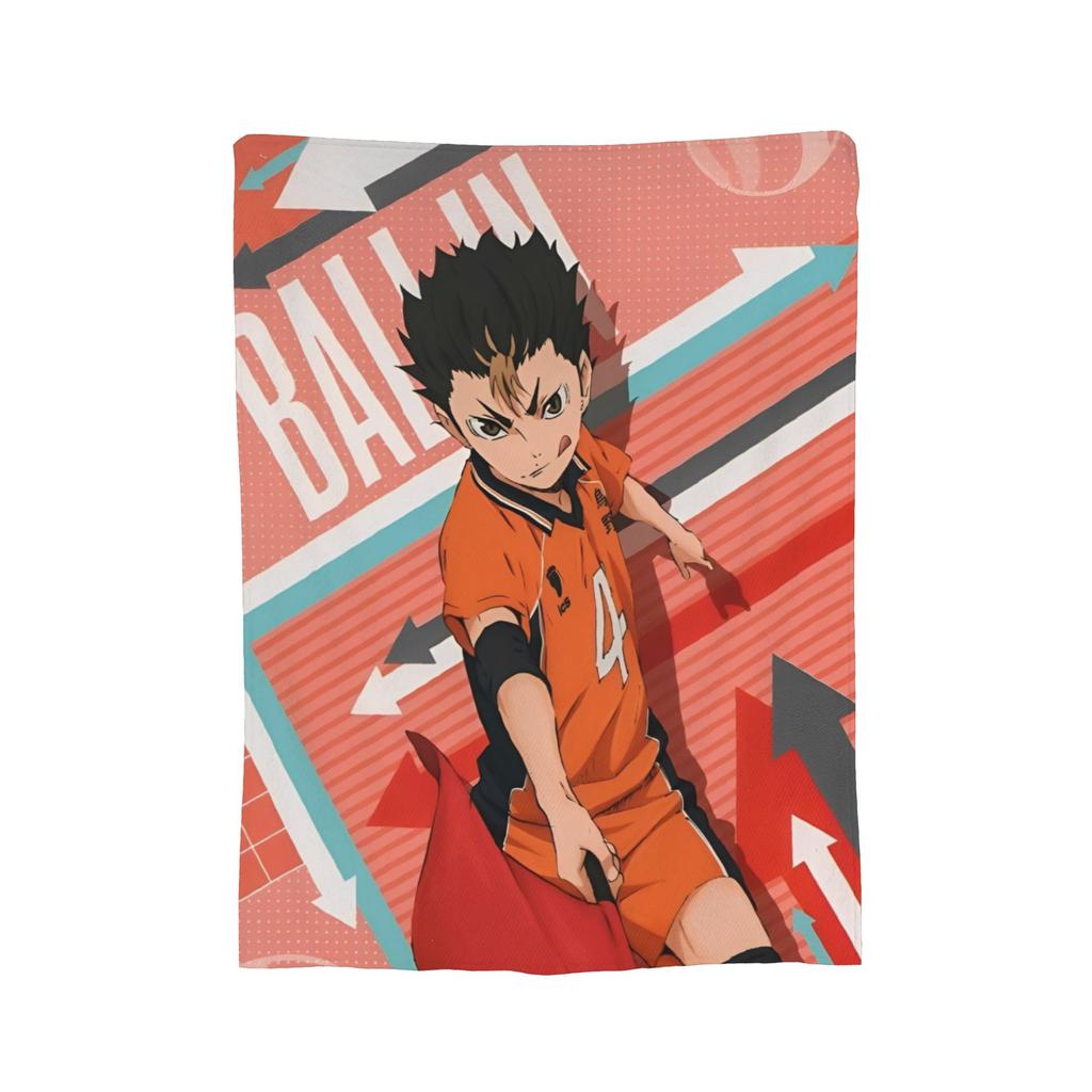 Anime Haikyuu Plush Blankets Miya Atsumu Manga Novelty Throw Blankets for  Sofa Bedding Lounge 150*125cm Quilt,