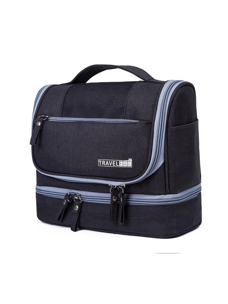 Travel Toiletry Organizer With Waterproof Dry Wet Separation For Home And Vacation Use