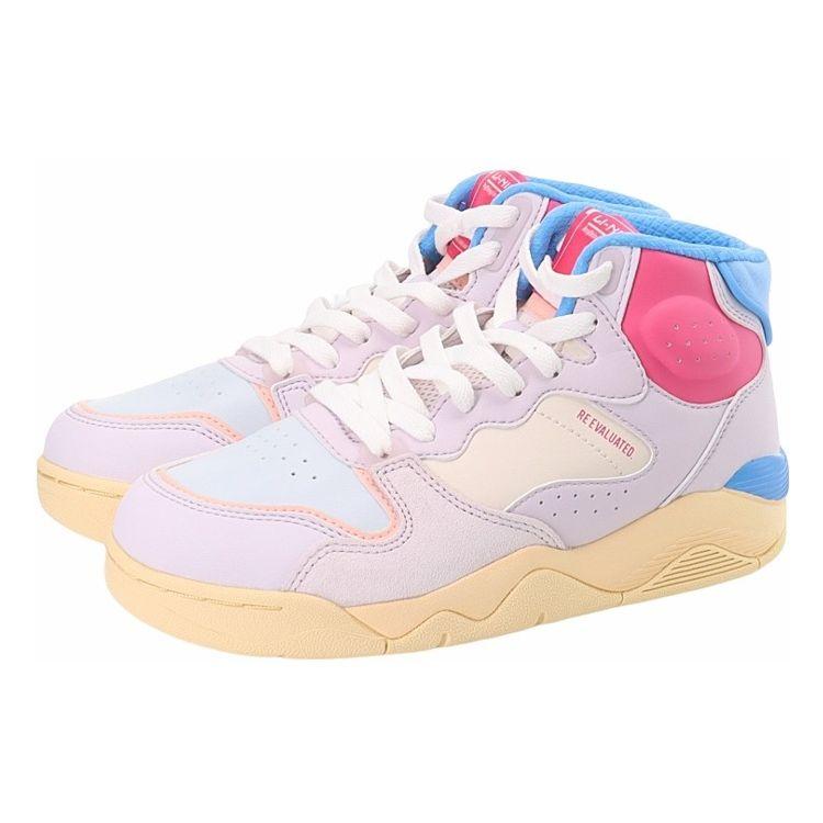 Баскетбольные кроссовки Li-Ning High-Top Retro женские кроссовки Фиолетовый Красный — фото 3