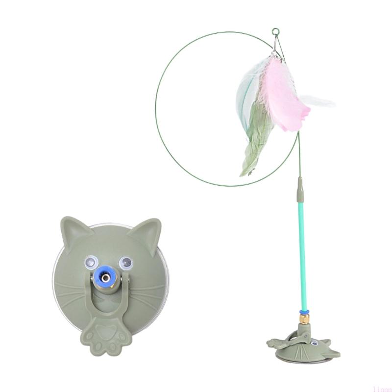 Pet Toy Interactive Pet Teaser Attachments Suction Cup Base For Felines