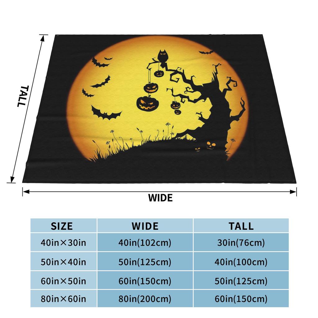 Pink Cute Ghosts Flannel Blankets Halloween Funny Throw Blankets for Home Hotel Sofa 150*125cm Rug Piece