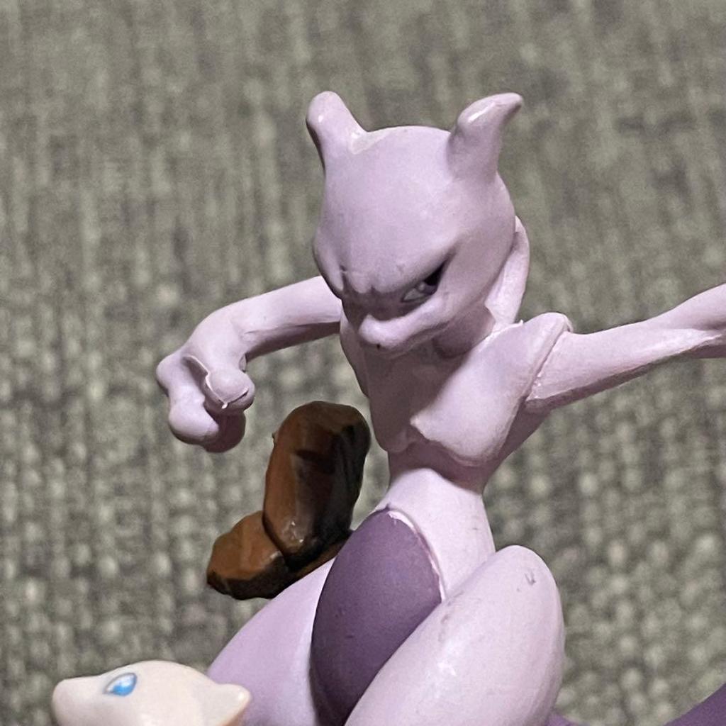 [USED] Let's Go Pikachu Eevee GEO Bonus Mew & Mewtwo Figure
