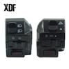 Black Universal Aluminum 7/8" 22MM Motorcycle Switch Handlebar Motorbike Horn Turn Signal Headlight Control Buttons
