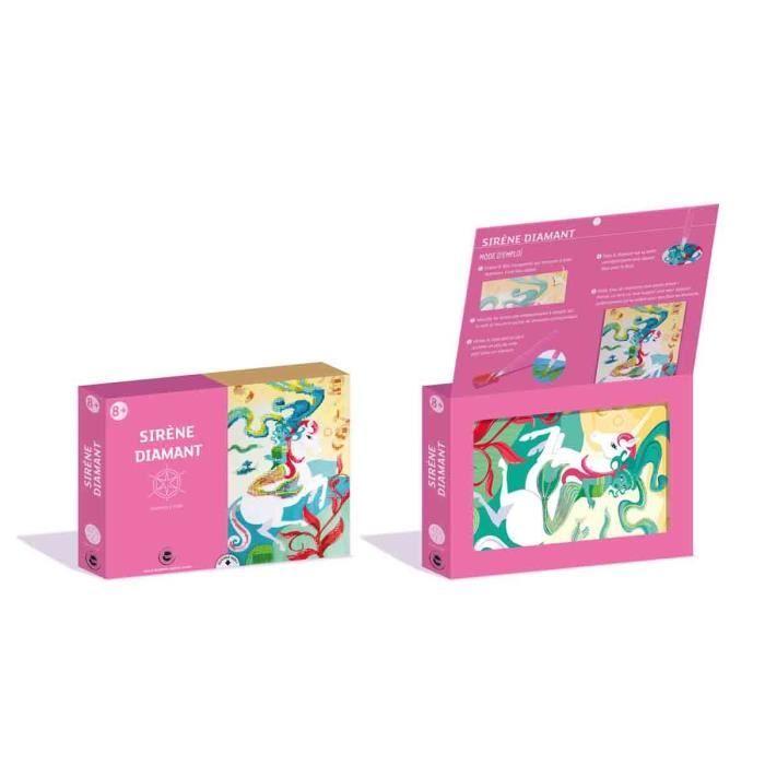 Creative Activities - Mermaid - Diamonds To Stick - Pink - For Children - Mixed