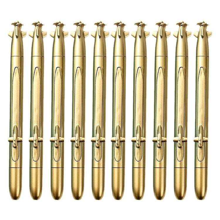 10Pcs Submarine Shaped Gel Pen School Stationery Office Supplies Christmas Stocking Fillers for Adult Student Writing золотой