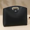 PU Office Document Tote Bag Large Capacity Briefcases Simple File Bag  Travel