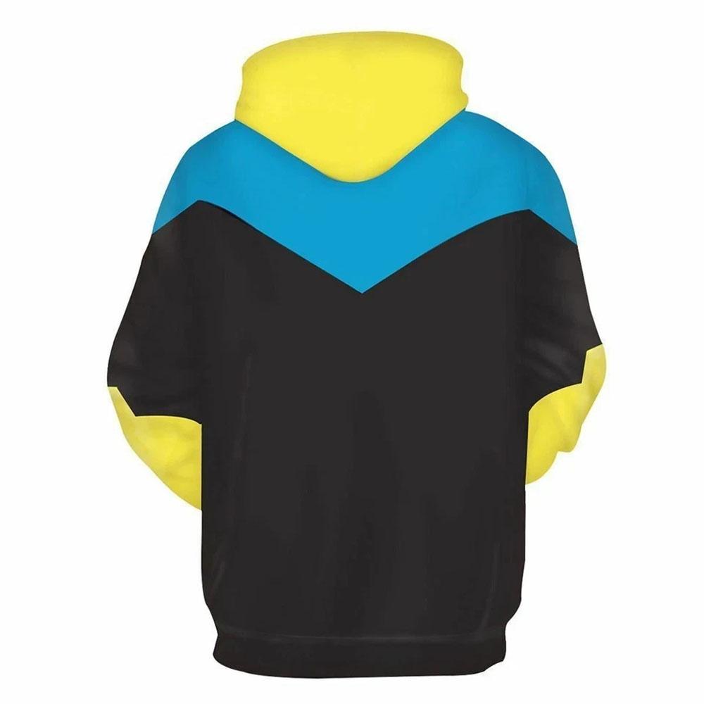 Invinciblee Mark Grayson Cosplay Hoodies Long Sleeve Fleece Hooded Sweatshirt 3D Printing Unisex Streetwear