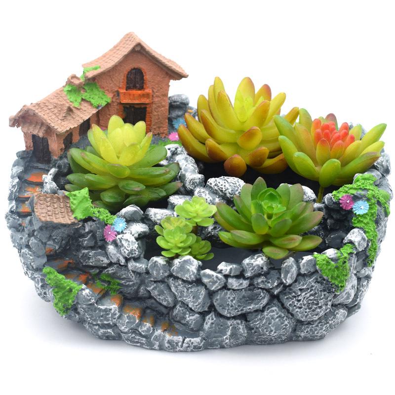 Innovative Hanging Resin Succulent Pot - Ground 001