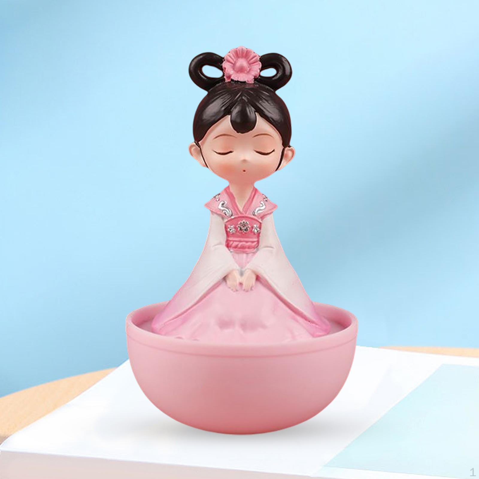 

Китайская статуэтка для девочек, статуя, древняя девушка, куклы, скульптура, коллекционная для украшения спальни розовый