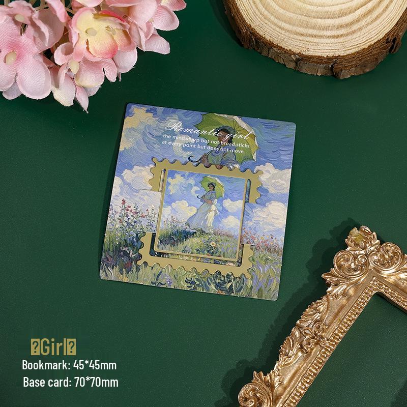 Van Gogh Ölgemälde Metall Lesezeichen - Klassischer Souvenir Clip Geschenk