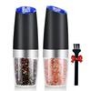 Gravity Electric Salt And Pepper Mill, Tilt To Grind Automatically, Battery Powered, Coarseness Adjustable, Upgraded Large Capac