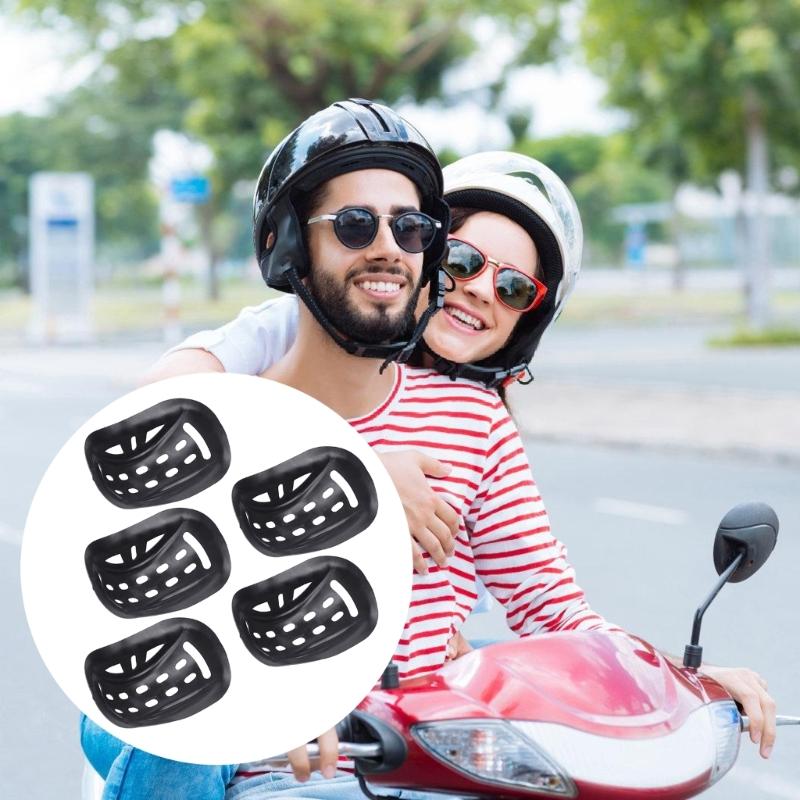 Quick Release ABS Helmet Chin Strap Buckle with Corrosion Resistance Fit for Bicycles Motorcycle Scooter Protective Gear