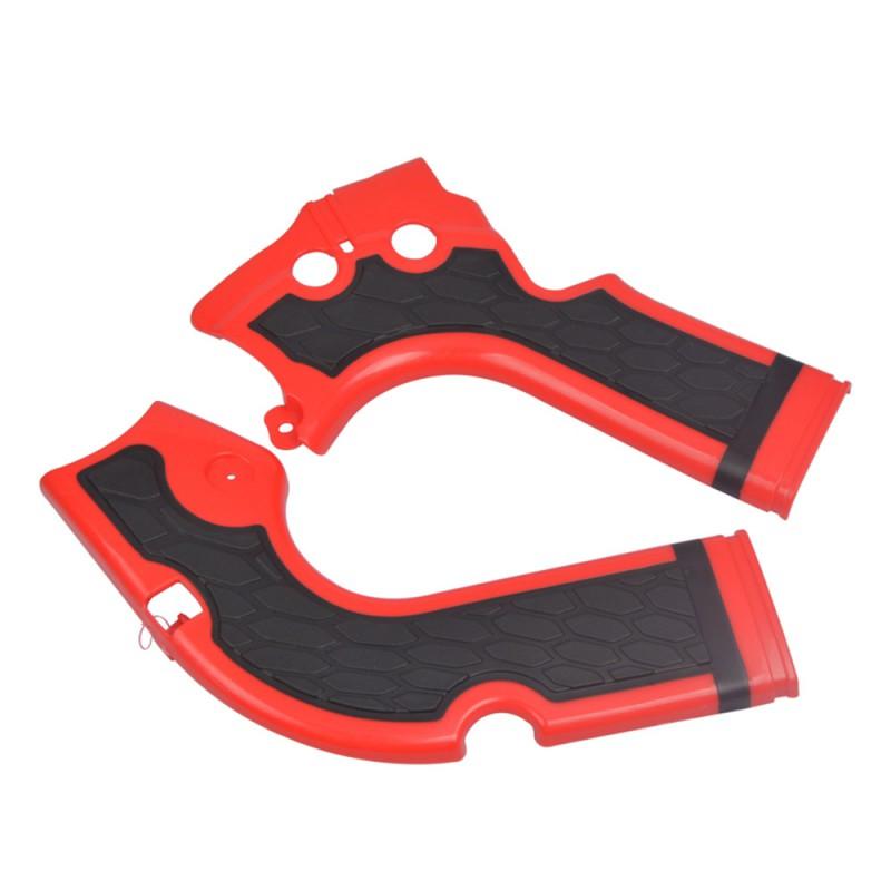 Frame Guard Protector Honda CRF250R CRF450R Off-Road Dirt Bike Plastic Skid Plate Cover Black Red