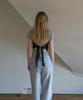 5OML Bustier Layered T-Shirt Melange Gray