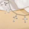 1pc Cross Waist Decor, Versatile Chic Punk Style Fashion Accessory