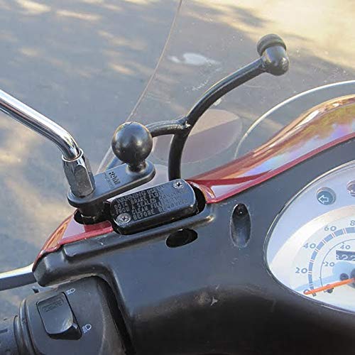 RAM MOUNTS [Basis 1.0"] Spiegelbasis B (Gerade) [1 Zoll]