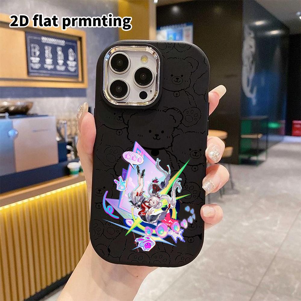 Phone Case: 2D Flat Design Suitable for iPhone 18 17 16 15 14 13 Pro Protective Case, Couple Style, Trendy 2D Anime, Christmas and Halloween Gift