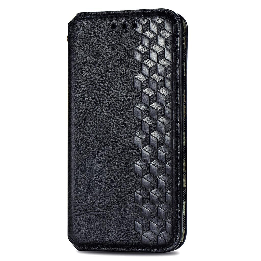 For HMD Skyline PU Leather Case Rhombus Imprint Wallet Stand Phone Cover