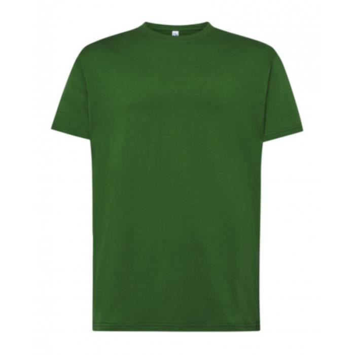 Tee shirt - JHK - Vert - 100% Coton - Manches courtes - Taille XS à 3XL