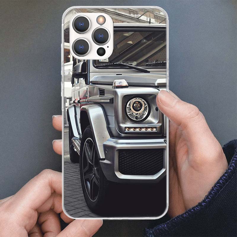 

Черный спортивный автомобиль мужской мужской чехол для телефона G63 для Apple iPhone 16 15 14 13 12 11 Pro Max Mini XS XR X 7 Plus 8 + SE мягкий силиконовый чехол iPhone 16 Pro