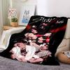 Stray Flannel Blanket Super Soft Warm Cozy Blanket for Sofa Bed Office Travel All‑Season Home Decor Gift