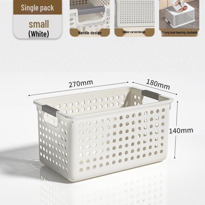 Sundries Storage Box for Toys, Snacks, and Wardrobe - Plastic Organizer for Home, Living Room, or Desktop Use