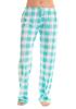 Women's Plaid Elastic Drawstring Wide-Leg Pajama Pants