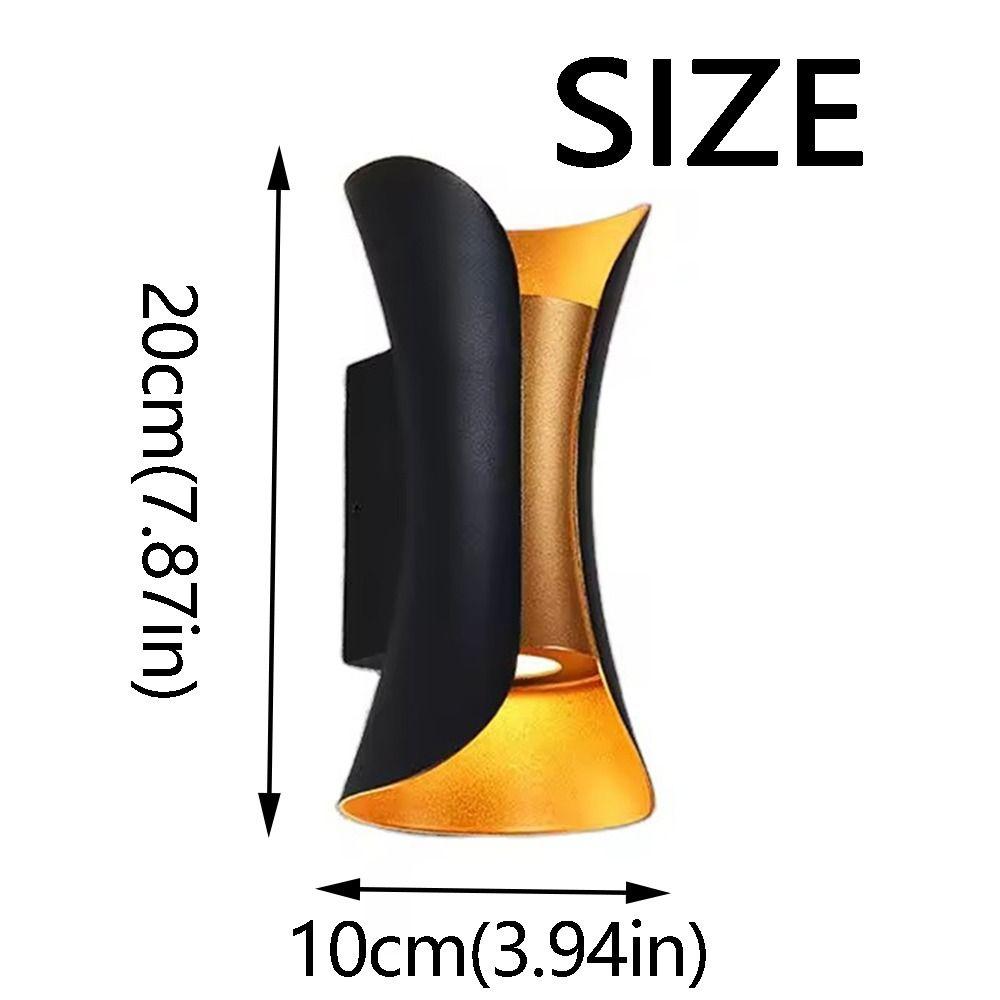 Modern Creative LED Wall Lamp Wireless 10W Wall Sconce Lamp IP65 Waterproof Up Down Light Outdoor Wall Light Garden Lighting