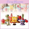 Entzückendes 6-teiliges Spongebob Schwammkopf Figurenset Perfekt für Sammler und zur Dekoration