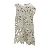 One-Sleeve Crochet Lace Beach Cover-Up for Women