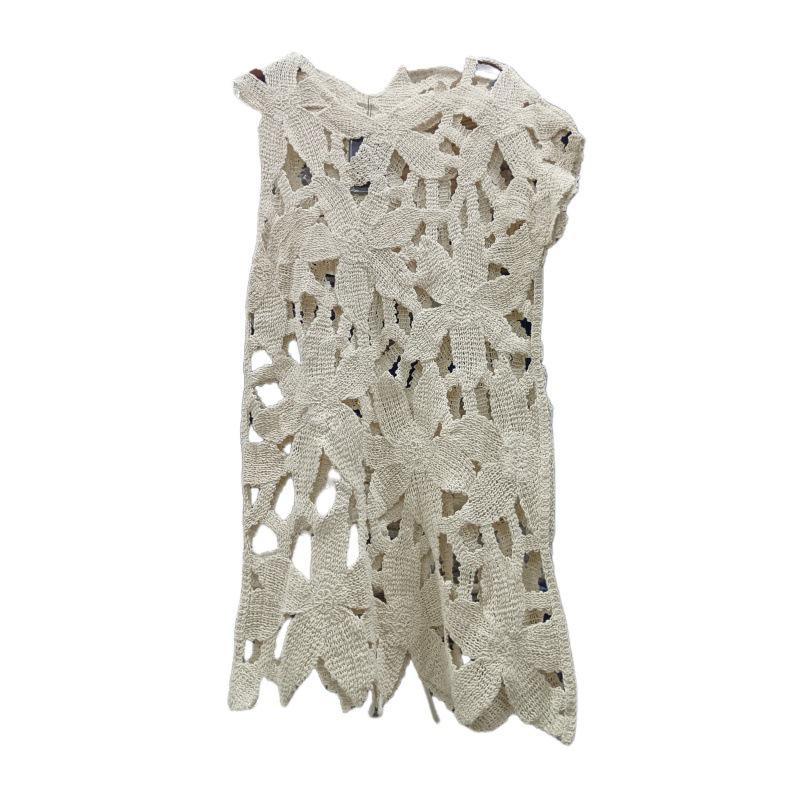 One-Sleeve Crochet Lace Beach Cover-Up for Women