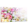 GLASS PROTECTIVE PLATE FOR STOVE 90x52 FLOWERS